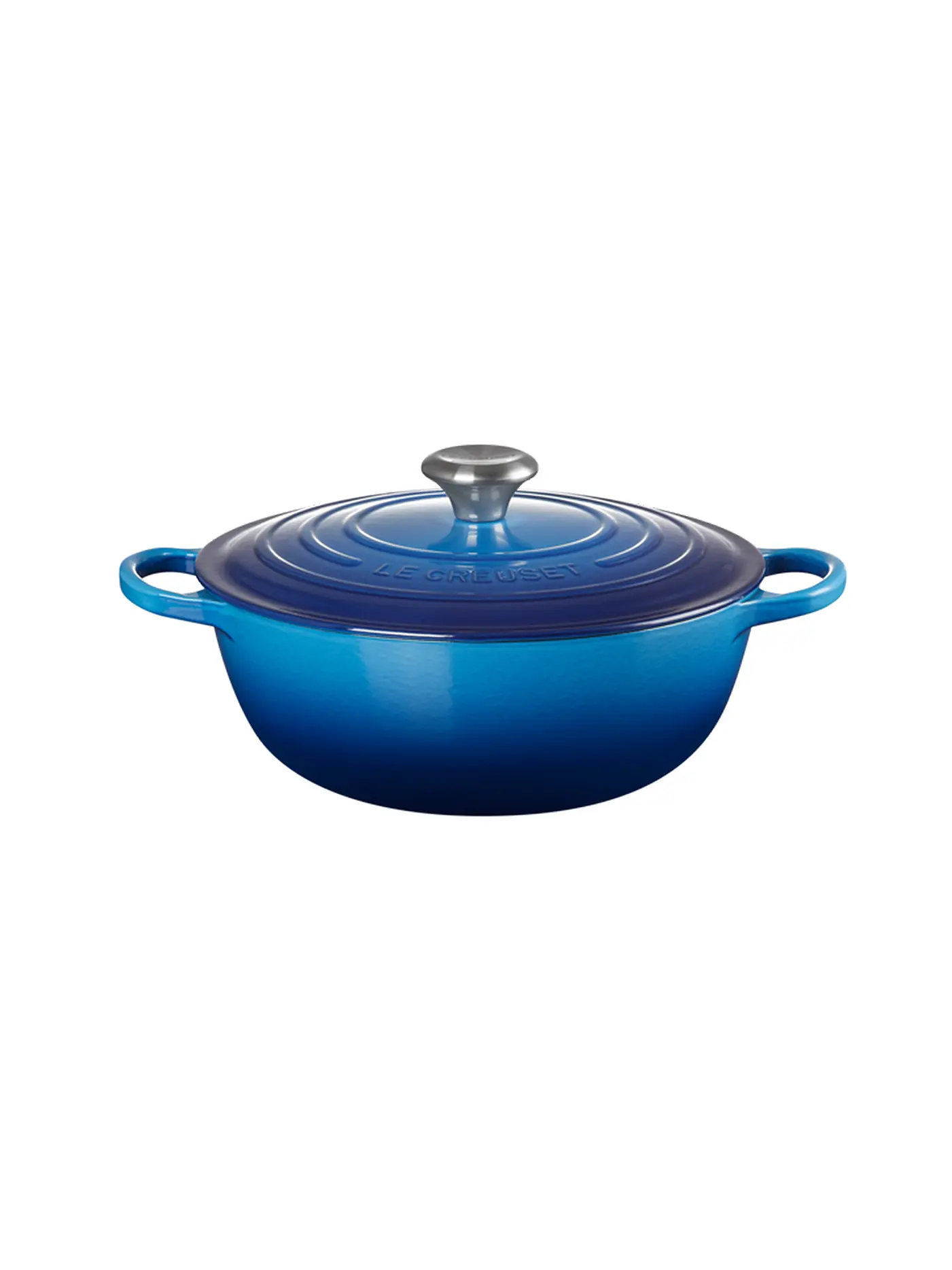 LE CREUSET | Bräter 28cm La Marmite SIGNATURE Azure | 